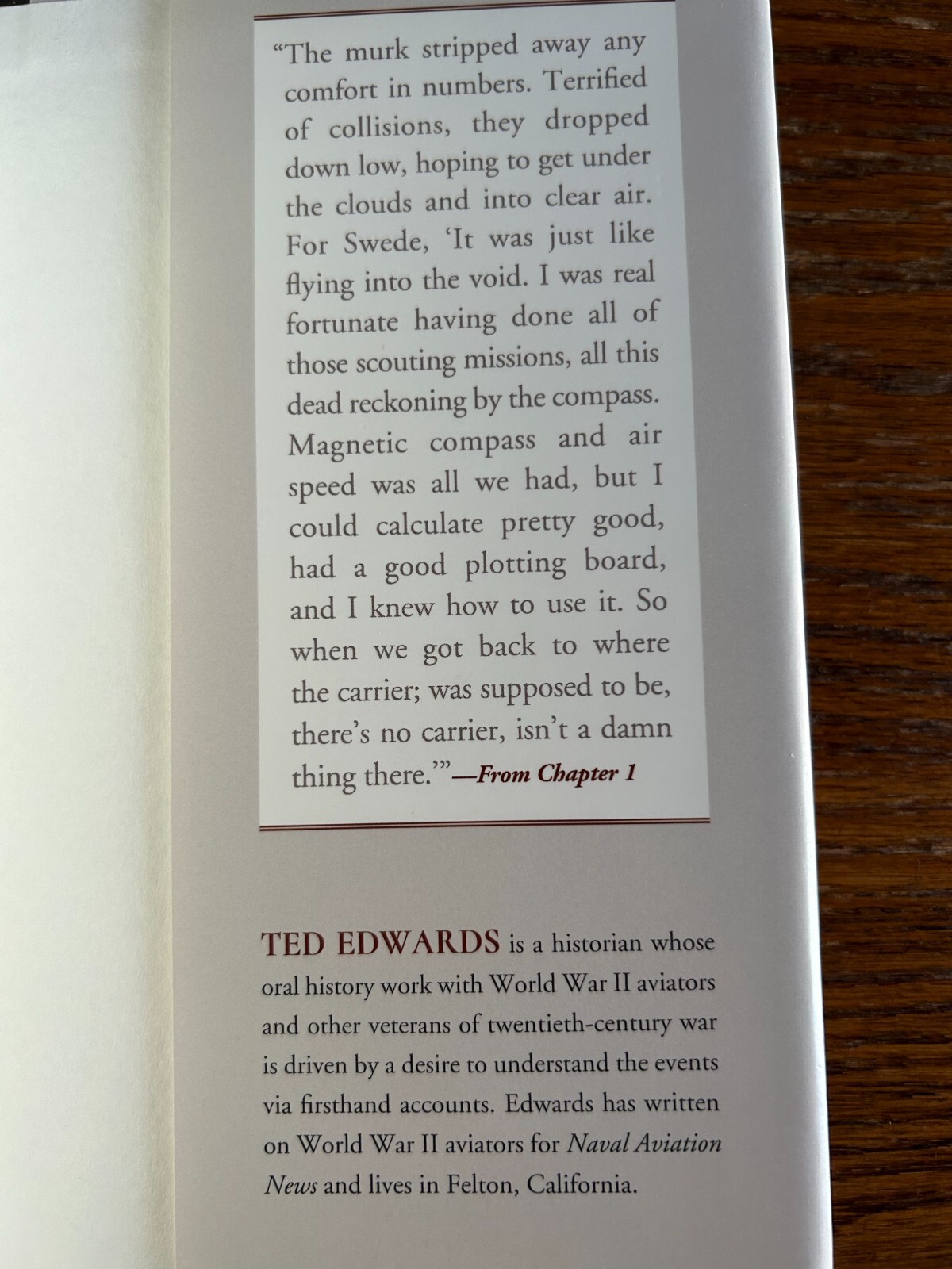 Seven at Santa Cruz Life of Stanley "Swede" Vejtasa 2018  Edwards Medal of Honor