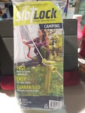 Summit Outdoor, SlotLock, 4 Pack, 9", Lime Green , Multi-Purpose Outdoor Stakes