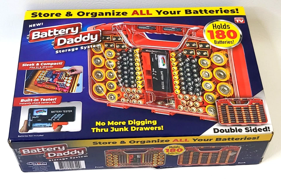 180 Battery Daddy Storage System Caddy Organizer with Case and Tester - Image 2 of 4