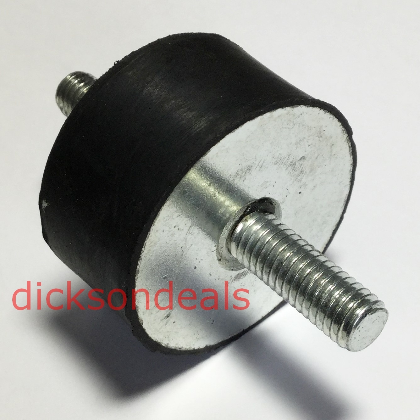 4 x Anti Vibration Rubber Bobbin Mounts 40mm D x 20mm Long M8 male car