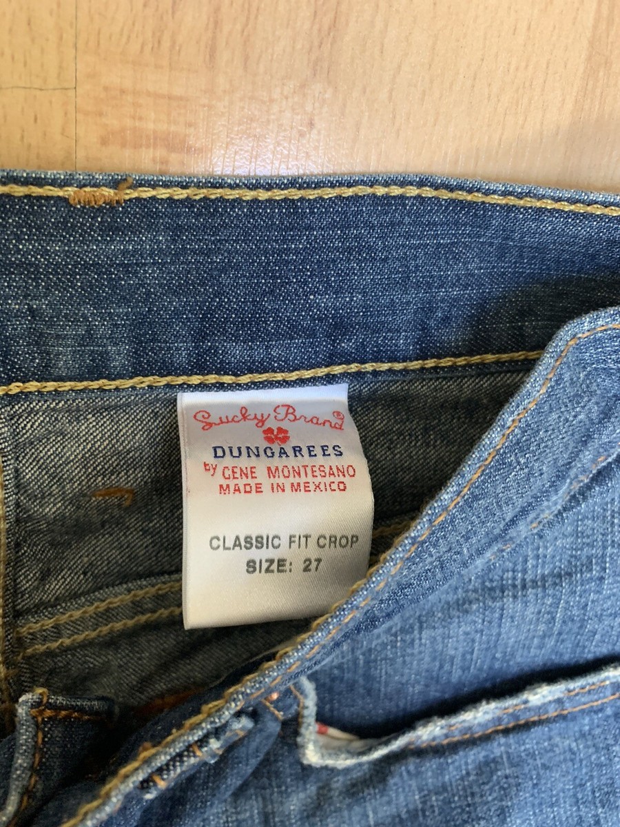 Salopette Courte (crop) Lucky Brand Dungarees Classic Cathy - Taille 4 - Occasion Très Bon état