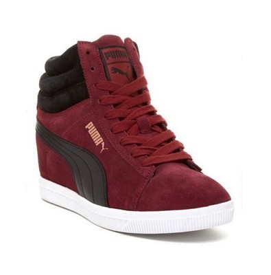 PUMA CLASSIC WEGDE SNEAKER - BEETROOT SIZE WOMENS 10 (NEW)