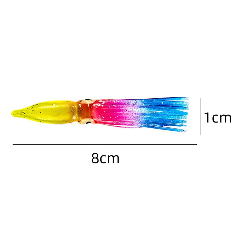 10 Pcs Fishing Bait Artificial Bait Vivid Sea Fishing Tackle Lure