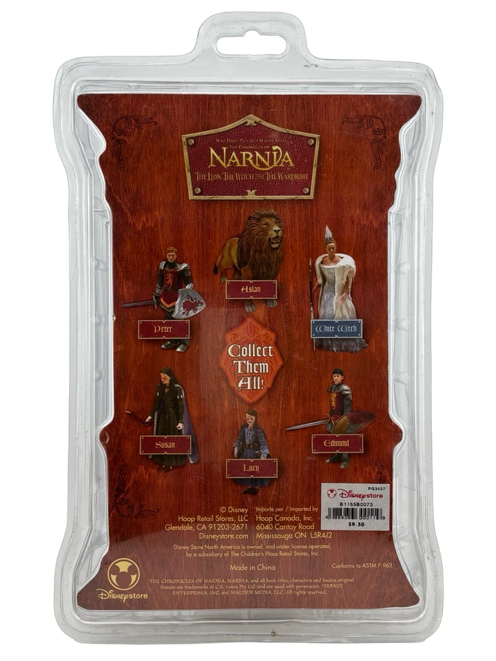 Disney Store Chronicles of Narnia 2005 Armario Bruja León FIGURA LUCY NUEVO EN CAJA Foto 2 de 2