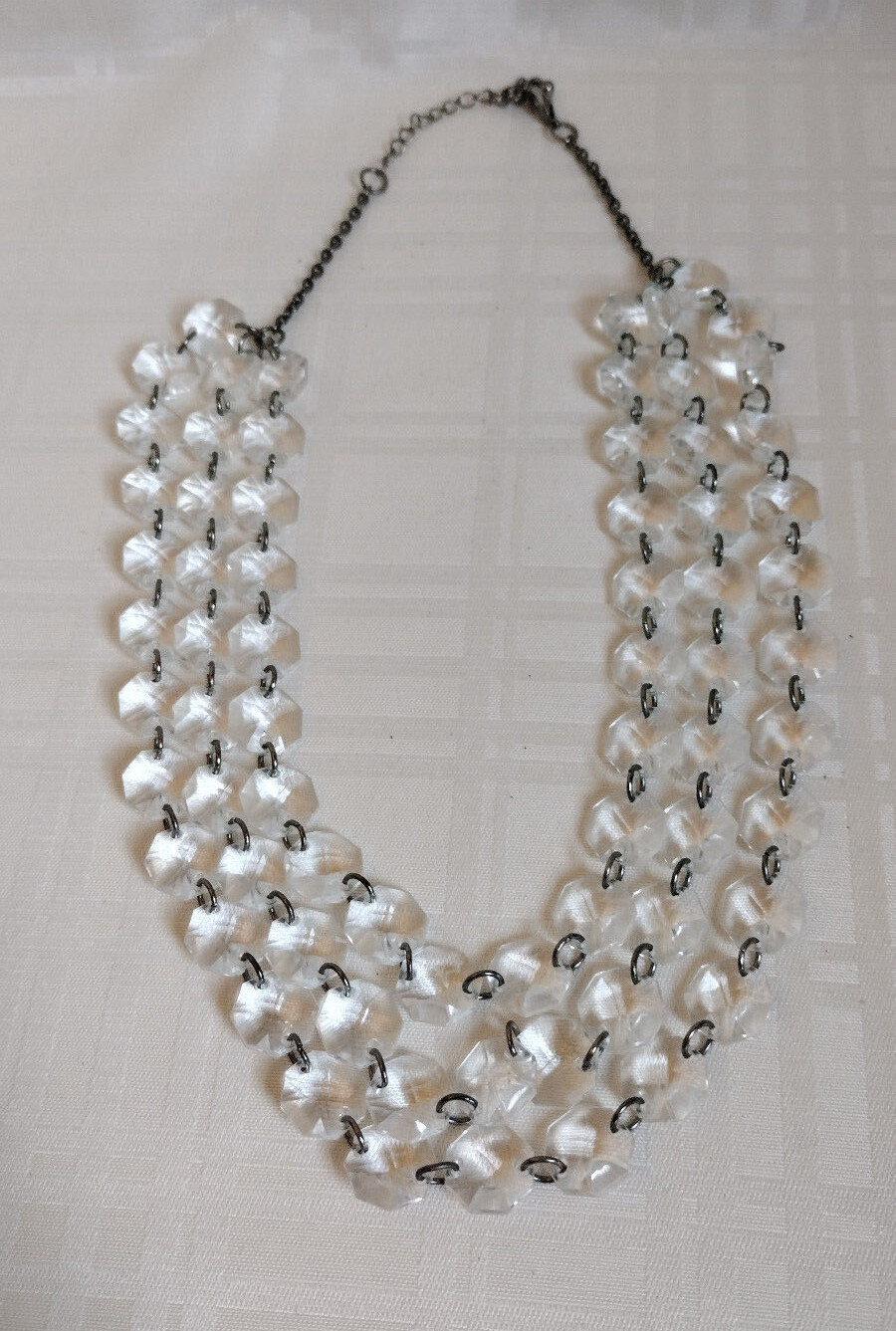 10" Inch Three/Multi Strand/Thread Octagonal Clea… - image 4