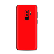 Samsung Galaxy S9 Plus Skins Decals - Solid Red color
