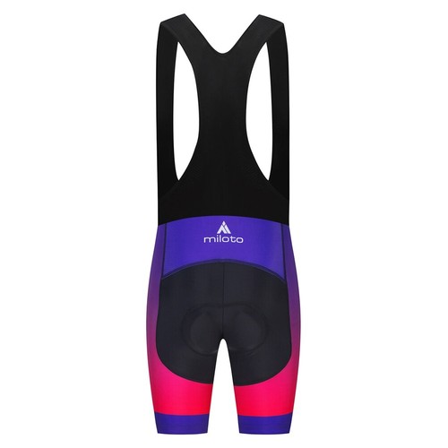 Miloto Women's Pro Bib Shorts Cycling Bib Knickers Gel Padded Bike Cycling BIbs - Picture 9 of 29
