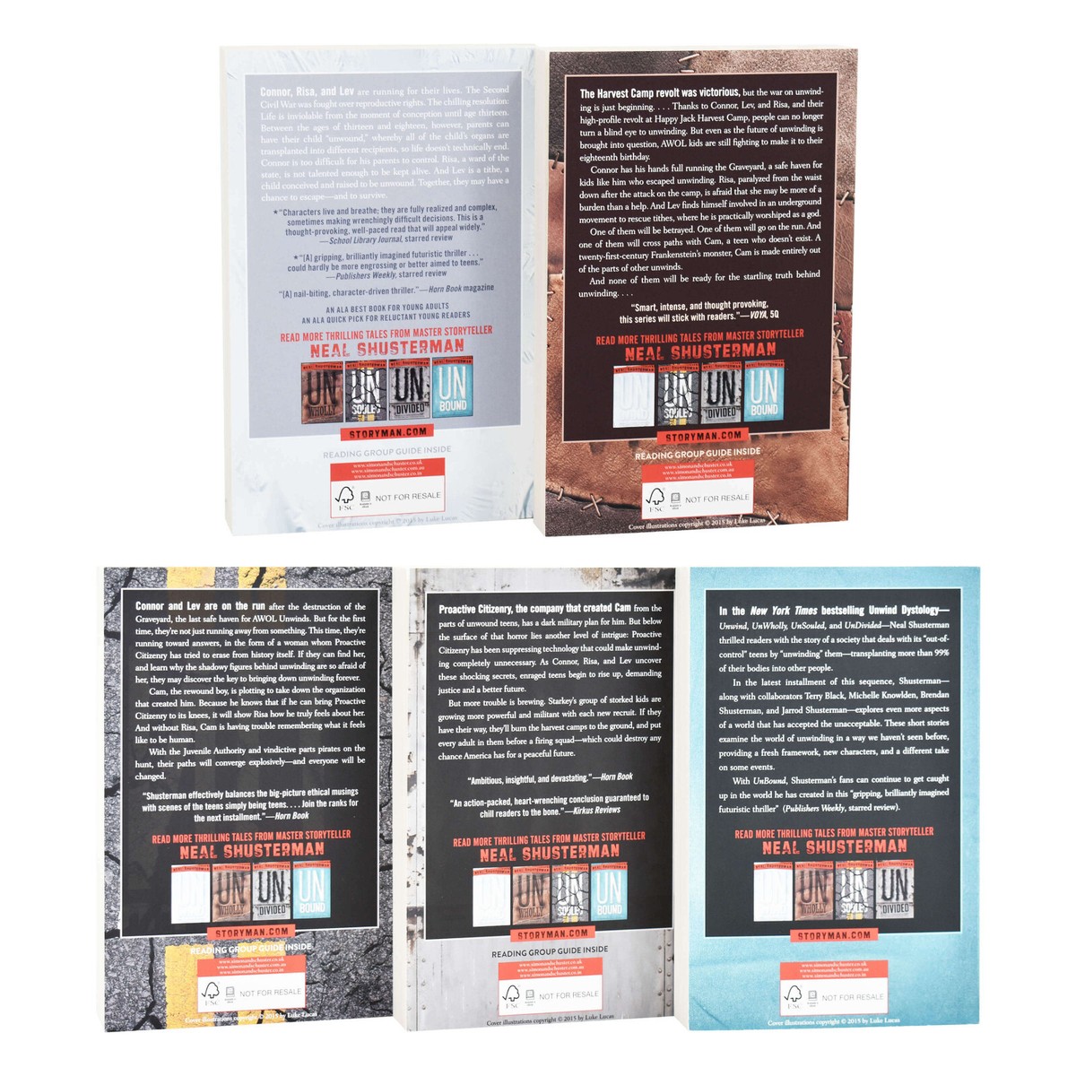 The Ultimate Unwind Dystology 5 Books Box Set - Ages 9-14 - By