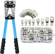 6-50mm² Cable Lug Crimping Tools Hand Electrician Pliers Crimper Wire Cable