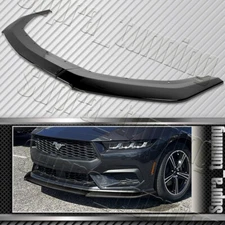 Painted Black Front Bumper Lip Spoiler Splitter For 2024-2025 Ford Mustang ECO