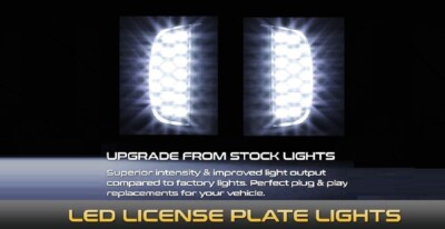 LED License Plate Light Lamp Assembly Replacement 1999-2014 GMC Sierra 3500HD