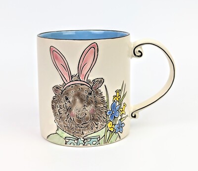 Eli + Ana Easter Bunny Rabbit Large Coffee/Tea Mug [21 oz]