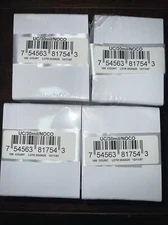 Lot Of 4 of 100 White Card Access Printer/ ID  PVC UC/ 30 Mil / Noco Cards