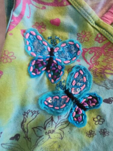 Havengirl Sleeveless Dress 3T Embroidered Butterflies - Picture 2 of 4