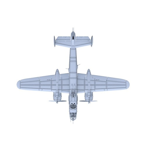 Yao's Studio LYR350221 1/350 Kit modello militare marina statunitense B-25J-1 bombardiere Mitchell - Foto 4 di 10