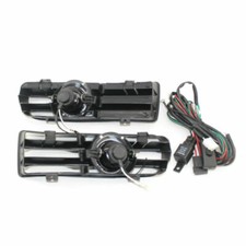 Parrilla de parachoques delantero iluminación luz antiniebla azul rejilla para VW Golf MK4 97-03 PA