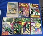 1961,1965,1966 Superman DC Comics Green Lantern Vintage Comic Lot (7) low grade