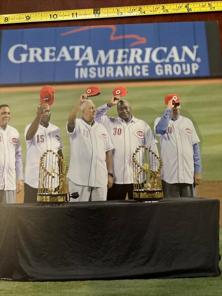 Original Cincinnati Great 8 poster with Pete rose 2011 - Image 4 of 4