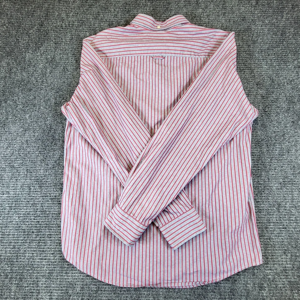 Camisa Ben Sherman Para Hombre Grande Gris Manga Larga Abotonada Rayas  Foto 2 de 4