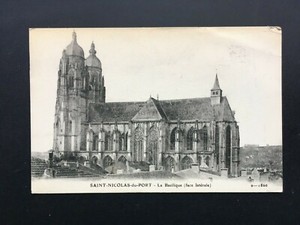 Carte Postale Ancienne Saint Nicolas Du Port La Basilique Face Laterale Ebay