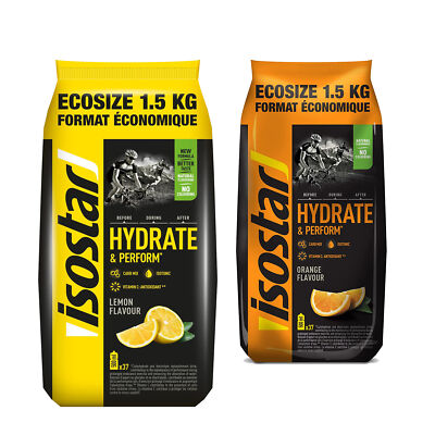 19,26 /kg Isostar Hydrate und Perform Iso Drink 1.5kg  - 1 BEUTEL - wählbar