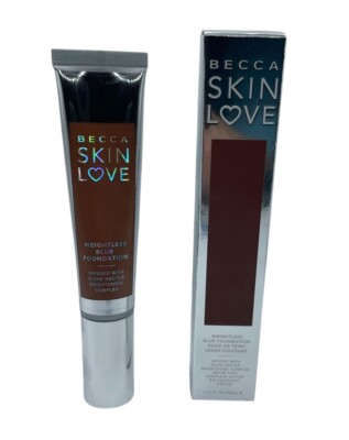 Becca Skin Love Weightless Blur Foundation WALNUT 1.23 Oz.