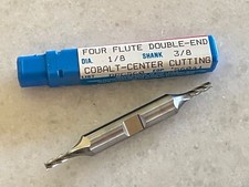 NIAGARA CUTTER 1/8" x 3/8" x 3-1/16" 4FL CC HSCO COBALT DOUBLE END MILL 56041
