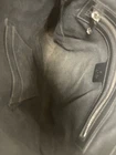 Sac messager carré en toile Gucci GG Supreme noir 474137