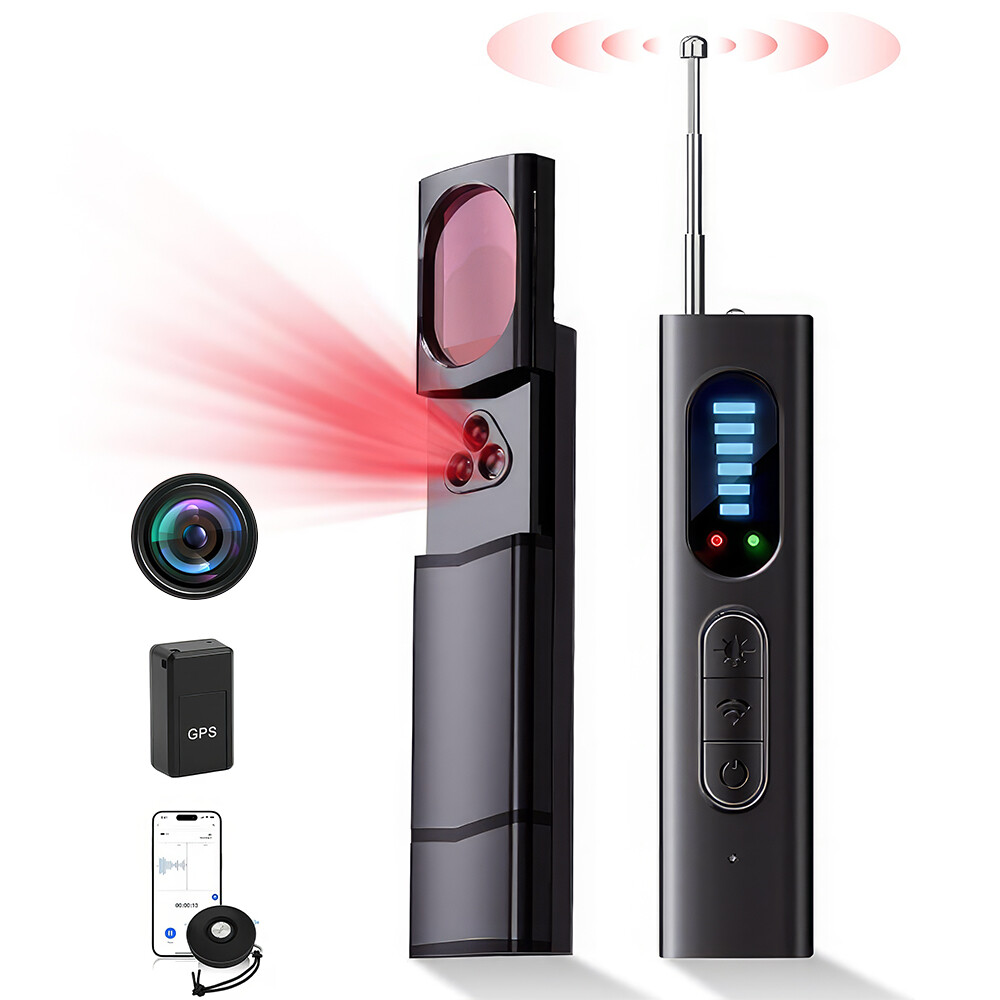 Hidden Camera Detector 8th Gen - RF Signal Scanner For Bugs, GPS Trackers & Listening Devices