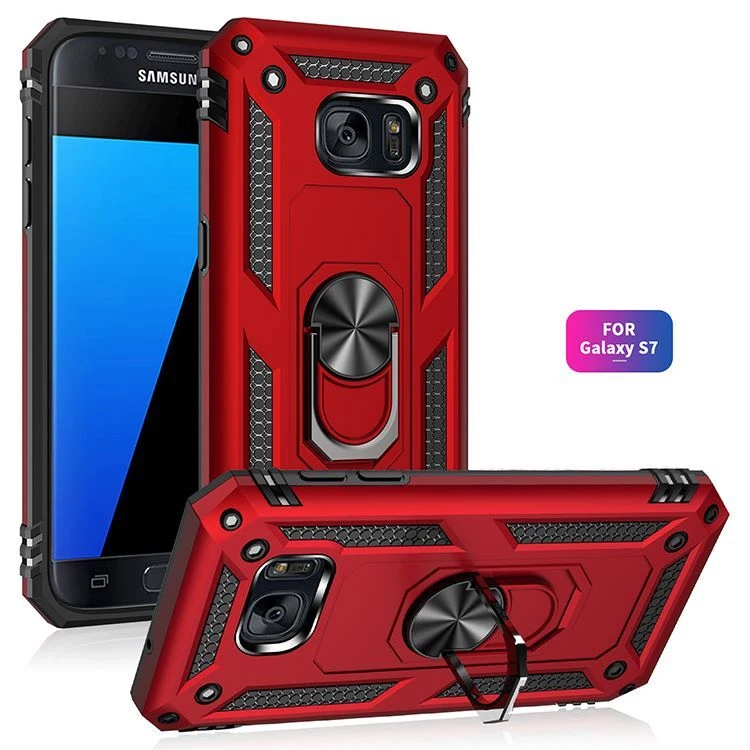 For Samsung Galaxy S7 S8 S9 S10 Plus Case Phone Cover Shockproof +Tempered Glass - Image 4 of 4