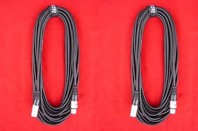 TZ 2x 10m Cavo Microfono XLR-XLR 3 Poli Nero Cavo DMX Cavo Microfono Offerta Top