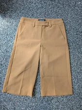 Dodici22 Cropped Pants Size IT 40 UK 8 Brown Wide Leg Trousers