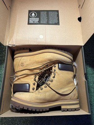 Timberland 10061024 Men's Premium 6'' Waterproof Boots - Wheat Nubuck, Size 12 M