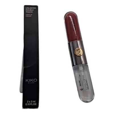 KIKO Milano Unlimited Double Touch 120, Lippen-Set Mit 3 Flüssig-Lippenstiften M