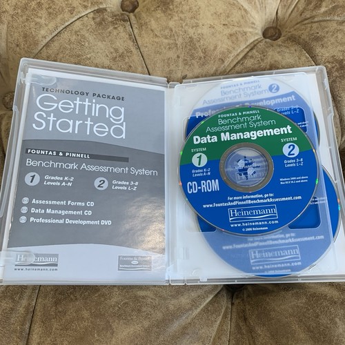 Benchmark Assessment System 2 Grades 3-8 Levels L-Z Mac Or Win PC DVD 3 Disc Set - Afbeelding 4 van 8