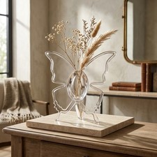 Butterfly Vase Sophisticated Aesthetic Design Unique Craftsmanship Finish