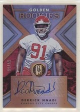 2018 Panini Gold Standard Golden Rookies Platinum 4/49 Derrick Nnadi Auto 5w7