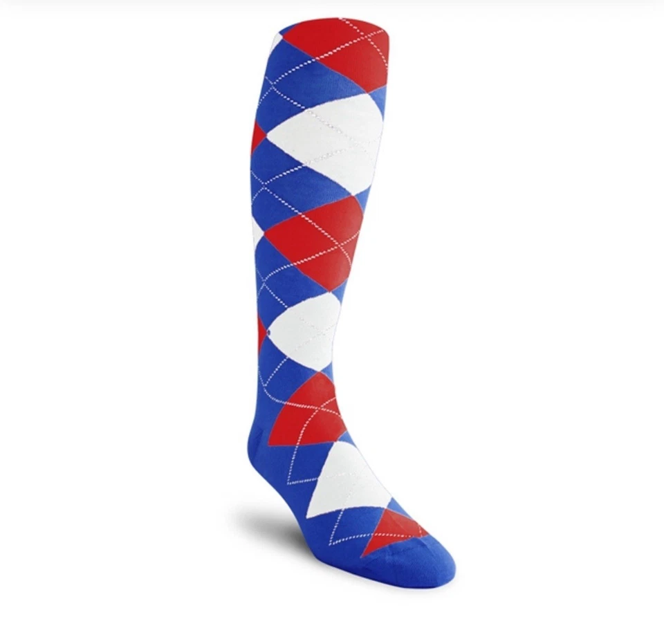 Golf Knickers Sweater Vest 2XL w/ Matching Socks Wool Blend Blue Red White NWOT - Image 3 of 4