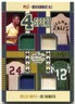 2025 Leaf Trinity Pele Muhammad Ali Willie Mays Joe Namath 4 Jersey #/5