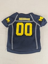 Hunter Pet Gear Michigan Wolverines Dog Jersey U of M Maize Blue Size Small