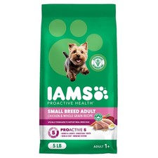 IAMS Proactive Health Small Breed Adult Chicken Whole Grain Dry Dog Food 5lb