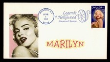 DR WHO 1995 FDC MARILYN MONROE HOLLYWOOD LEGEND MONROE UT M81986