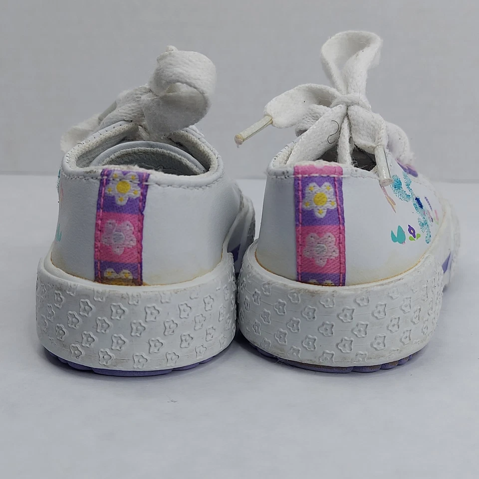 Vintage Blues Clues Infant Girls Sneaker Shoes Size 3 Pink Purple Flowers Dog - Image 3 of 4
