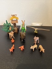 Playmobil Oster Set / Hase im Wald Reh Fuchs Wildschwein Adler/ Rarität von 2004
