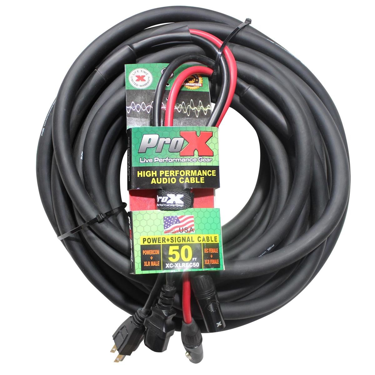 ProX XC-XLREC50 50 IEC Female to NEMA 15P 14AWG - XLR-M to XLRF 20AWG Balan 20890₽