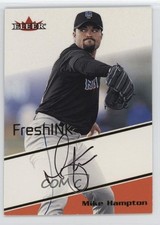 2000 Fleer Mystique Fresh Ink Mike Hampton Auto 1f1