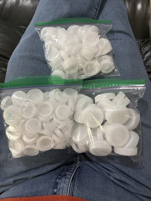 Used Empty Water Bottle Caps