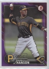 2016 Bowman Prospects Purple 72/250 Alen Hanson #BP102 3d5