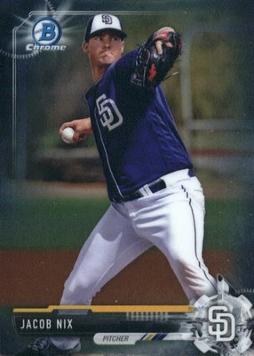 2017 Bowman Chrome Prospects #BCP195 Jacob Nix - BB
