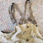 US Navy Dept WWII Overalls Contract NXsx51855 M Straps, Buttons, Zip, Lined USA  — photo 3